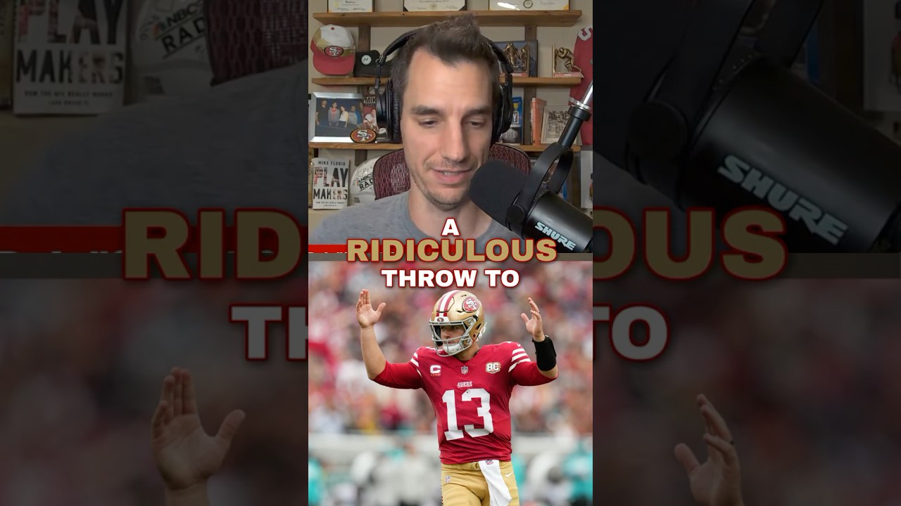 Brock Purdy's CRAZY Throw: He is HIM! #49ers #brockpurdy #nfl
