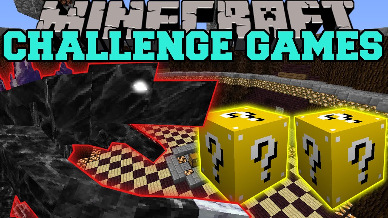 Minecraft: MOBZILLA CHALLENGE GAMES  Lucky Block Mod  Modded MiniGame  YouTube