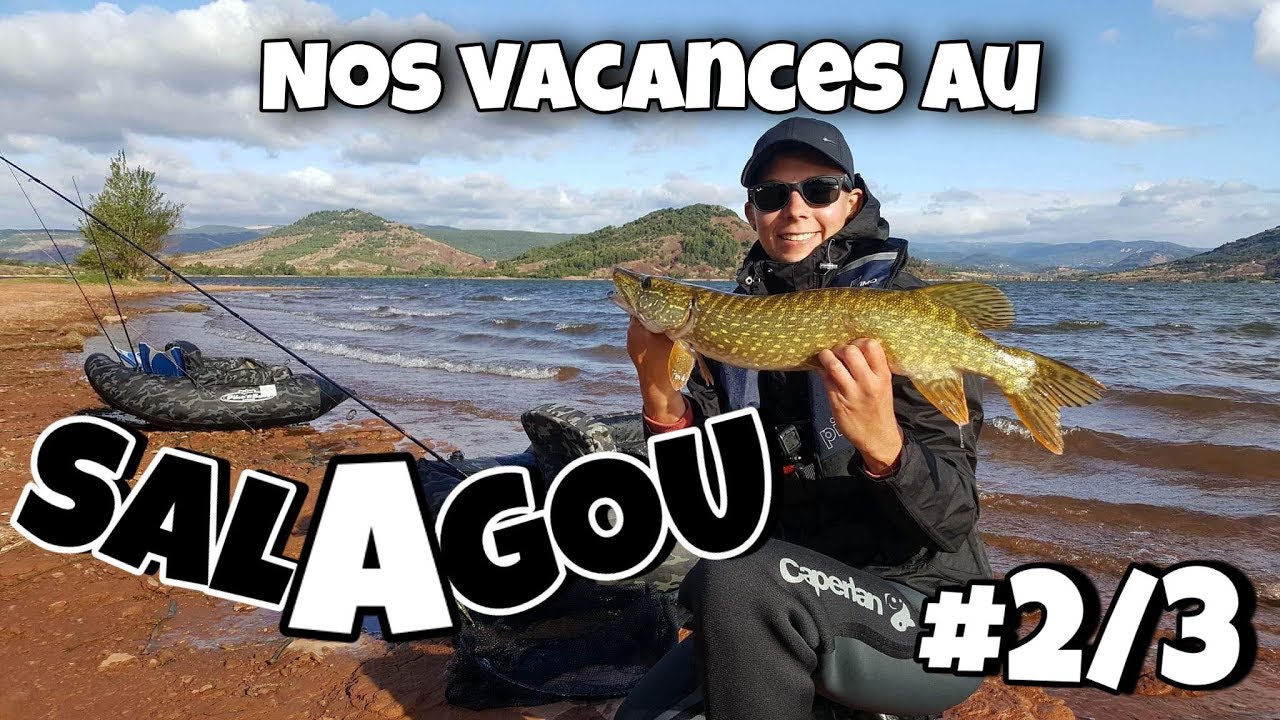 Séjour au lac du SALAGOU ! BROCHET et PERCHE 2/3 YouTube