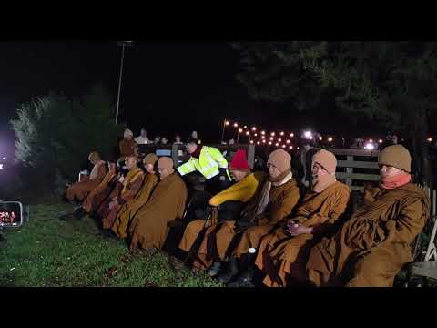 Jan 3 2026 Peace Gathering Walk For Peace In The World By Buddhist Monks At Airbnb Site Georgia 