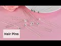 Crystal Hair Pins - 10pcs