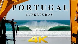 🔵4k (ASMR) Waves of the World/Surfing Portugal/Supertubos - Relaxing Music🌊