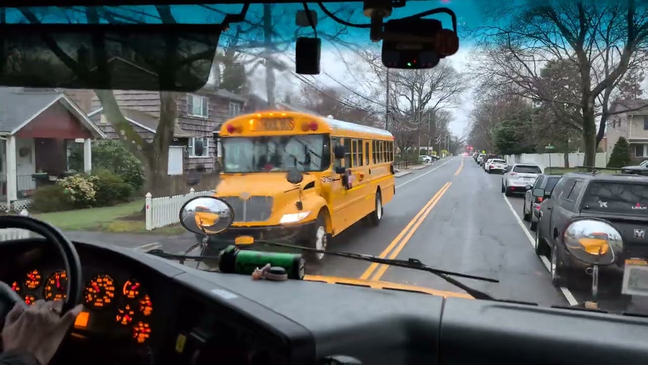 348 is back! - ride to school on 2021 IC CE (bus 348)