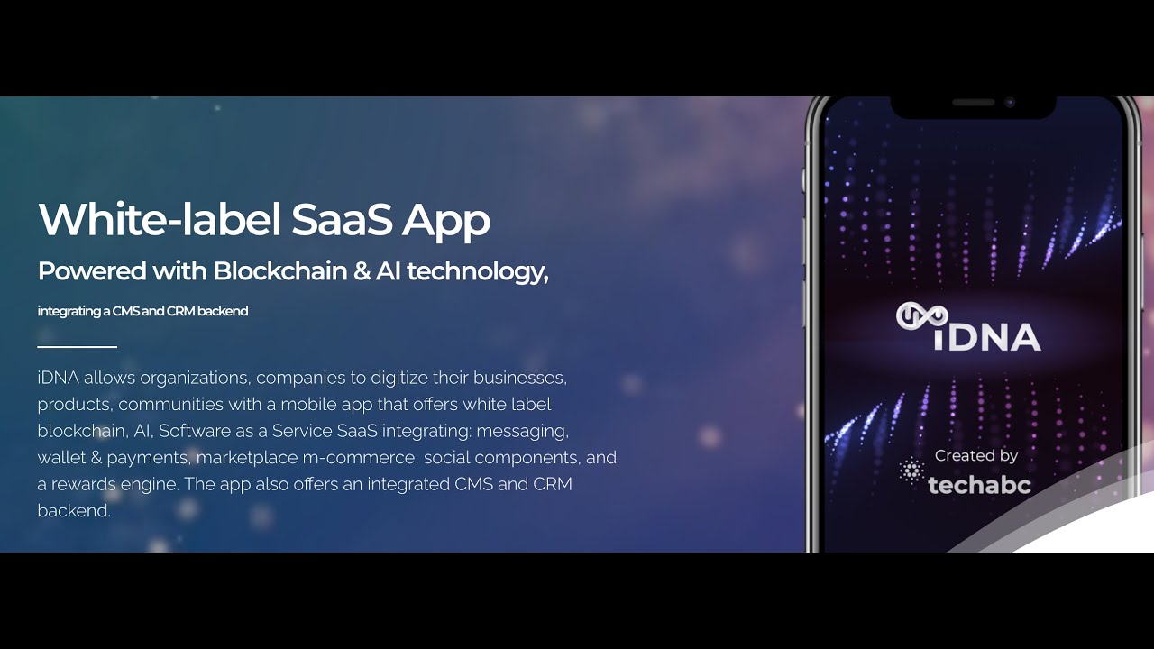 iDNA technology introductory video software by techabc.org created by Dinis Guarda part ztudium.com