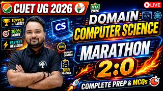 CUET UG 2026 Computer Science Marathon 2:0 Most Important Questions 🔥BY ABHISHEK SIR (BHU) #marathon