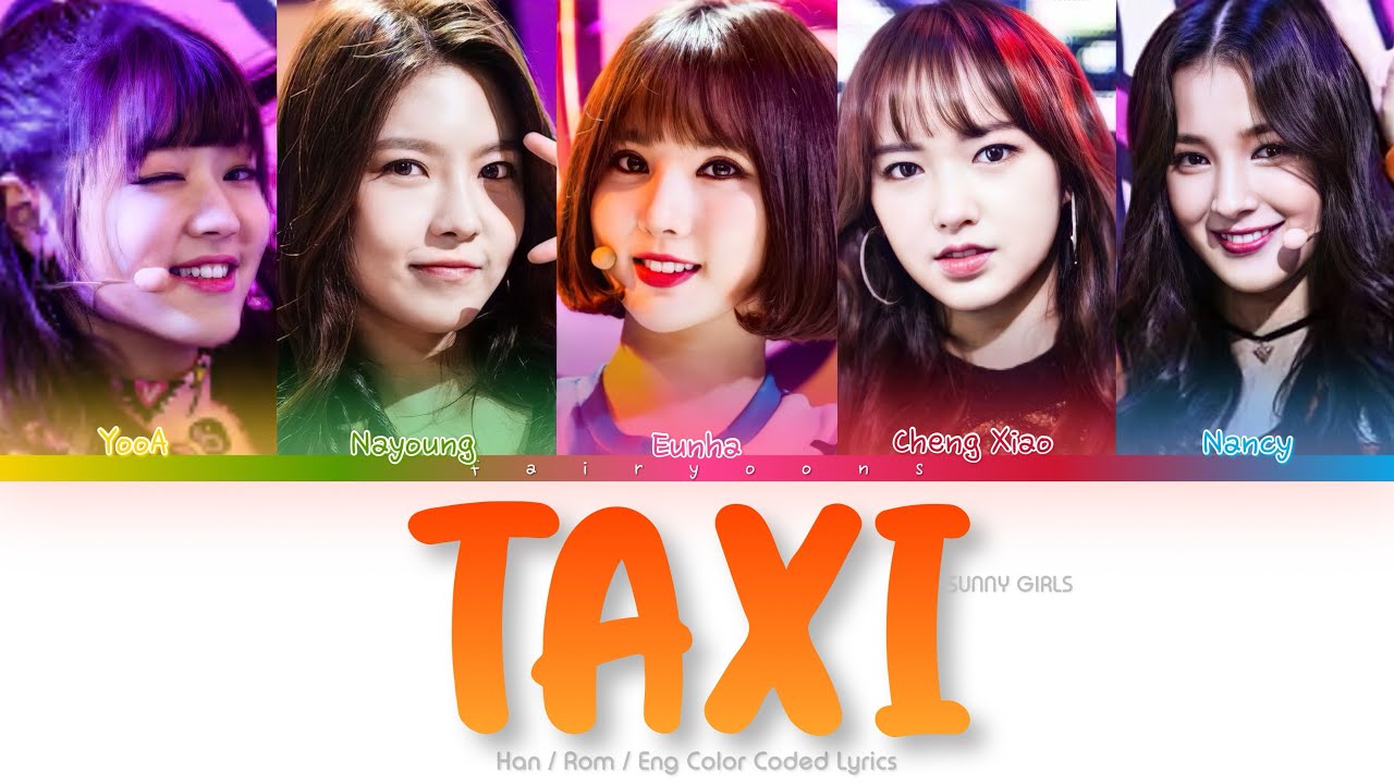 SUNNY GIRLS (맑은 소녀들) TAXI Color Coded Lyrics (Han/Rom/Eng