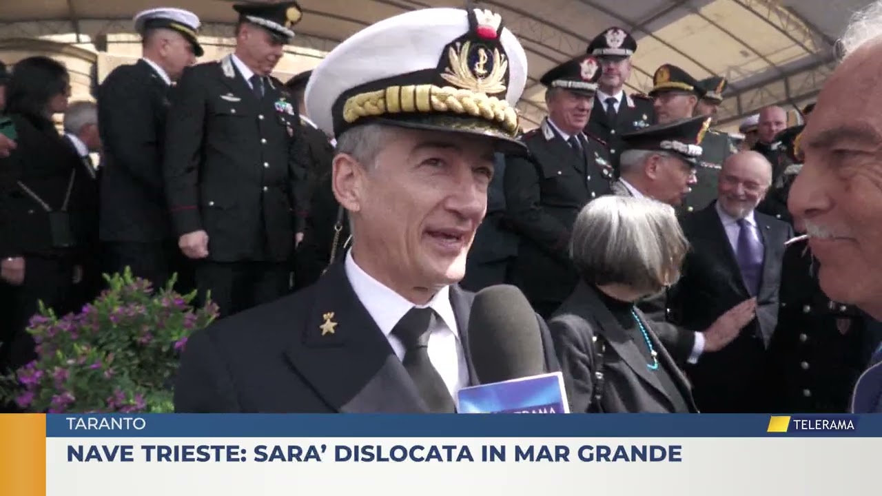 Taranto Nave Trieste sarà dislocata in mar grande