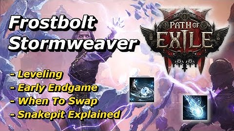 [PoE 2] Comet Frostbolt Stormweaver Leveling And Early Endgame Build Guide for Path Of Exile 2.