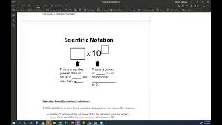 Scientific Notation