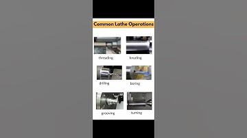 Common Lathe Operation Type #mechanical #cnc #lathe #tech #engineering #shortvideo #learning