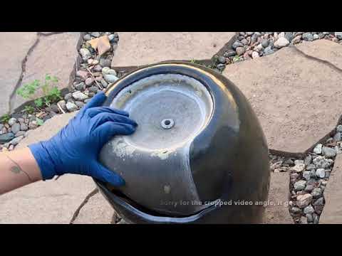 How to get Lime Deposits off of Ceramic Garden Fountain