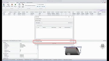 3D-Profile Plus Software - Schedule and Nesting Parts