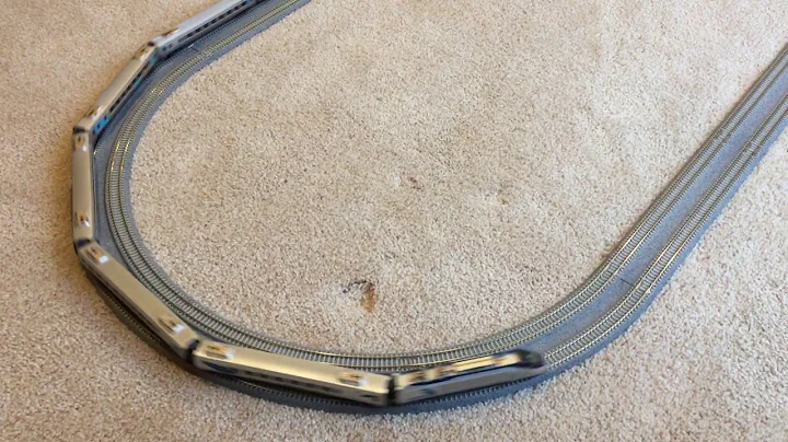 Bachmann Acela full train N scale on a 12 3/8" radius curve