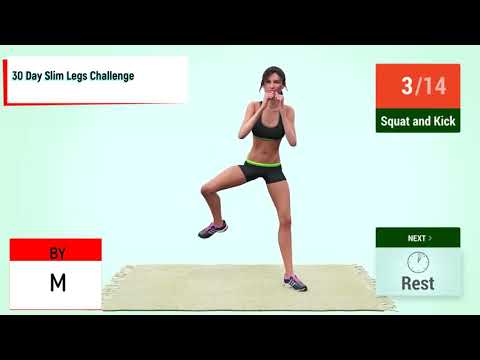 30 Day Slim Legs Challenge/30 დღიანი ფეხების გახდომის გამოწვევა