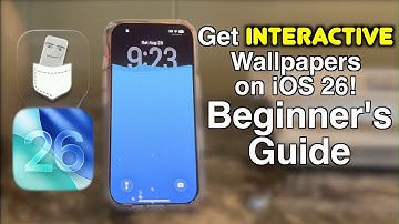 GET NUGGET MUST HAVE Interactive Wallpapers on iOS 26! (Pocketposter Beginner’s Guide)