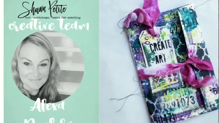 Gelli Print Envelope Journal with CT-member Alexa ...