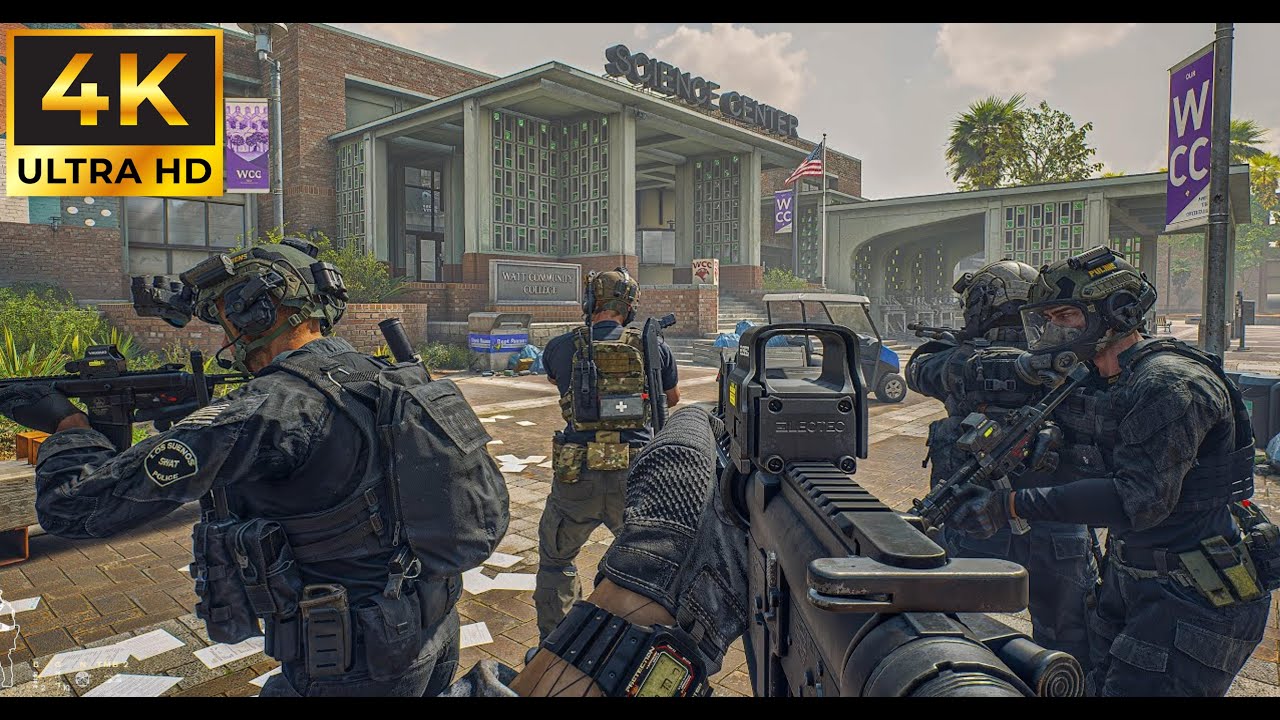 The School Shooting Raid｜Ready or Not｜4K