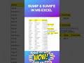 Sumif and sumifs function excel ##exce #exceltips #exceltutorial #sumif #sumifs | @GDSEdutech