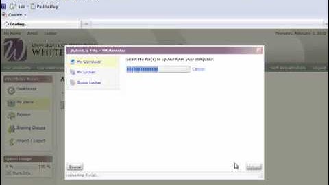 D2L ePortfolio Tutorial: Uploading Video