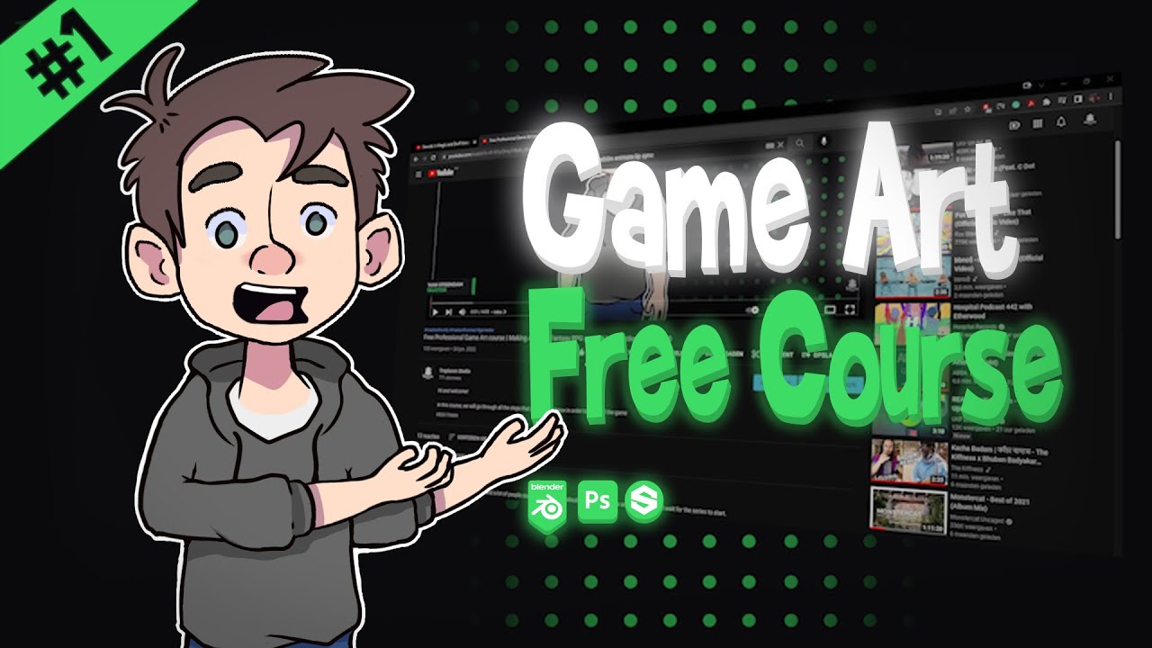 Devlog #1 - Free Professional Game Art course | Reference and analyzing ...