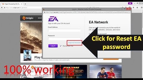 Reset EA Password || Recover your EA password ||   new*** (EASY FIX)