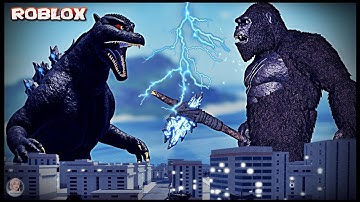 Kong 2021 vs Final Wars Godzilla | Kaiju Arisen | Roblox