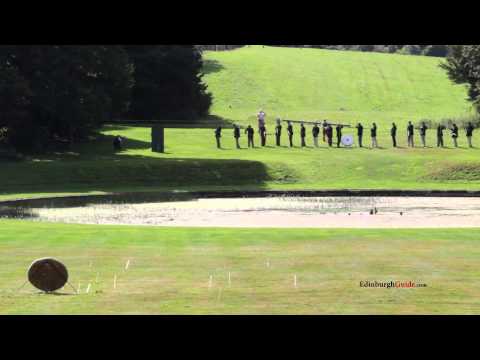 Longbow volley at Hopetoun House