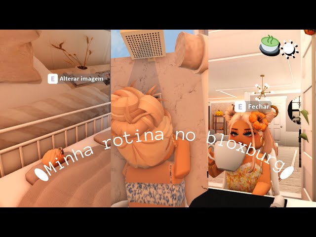 Roblox - MINHA ROTINA DA MANHÃ REAL NO BLOXBURG