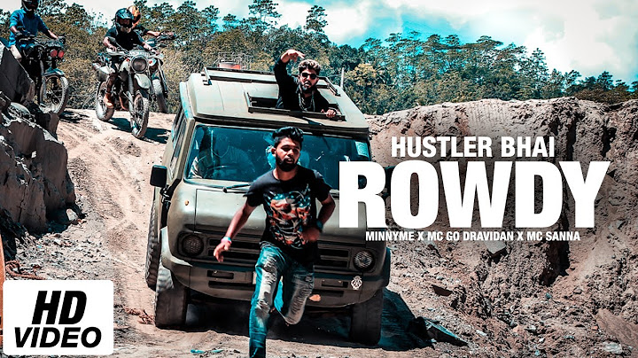 Hustler Bhai - Rowdy (Paathaale 2) Ft. MinnyMe x Mc Go Dravidan x Mc Sanna (Official Music Video)
