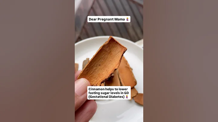 Cinnamon helps to lower fasting sugar levels in gestational diabetes 🤰 #pregnancydiet #diabetes thumbnail
