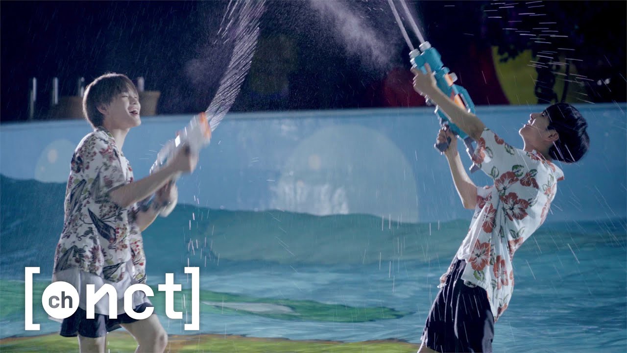 [N'-119] We hot🔥 We young🌊｜런쥔, 천러 워터파크 광고 촬영 비하인드 in 沈阳