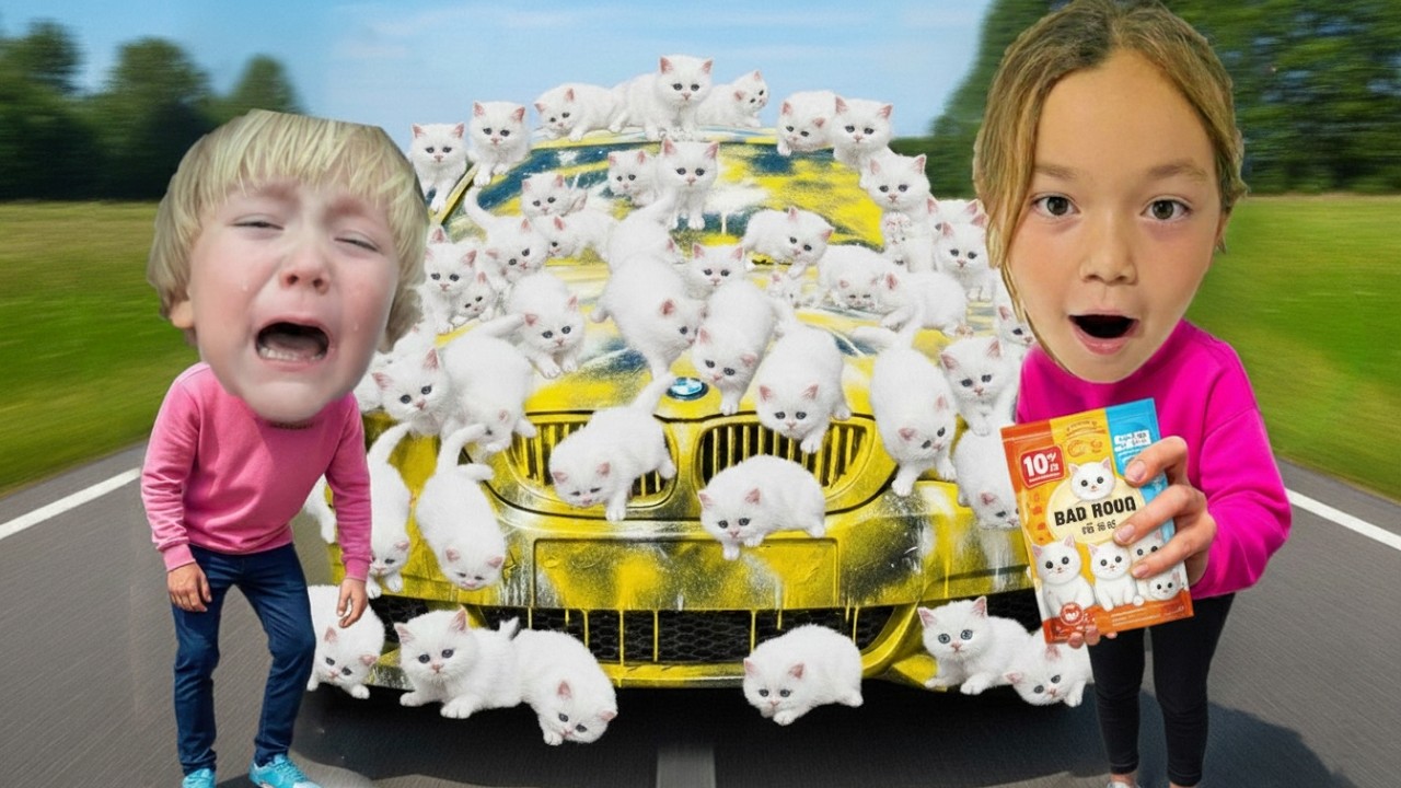 BUĞLEM DEV OLDU MİNİK YAVRU KEDİLERE BAKTI EYVAH ‼️