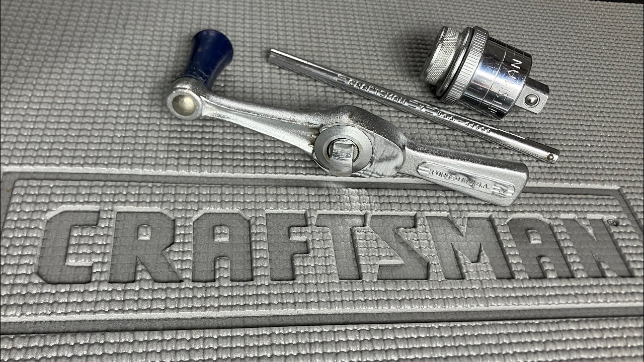 Vintage Craftsman Oddities: Speed Spinner Ratchet, Breaker Bar Cross ...