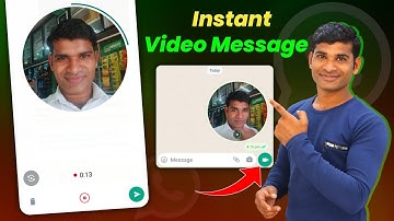 WhatsApp Instant Video Message New Update 2023 | Whatsapp Video Message Kaise Send Kare