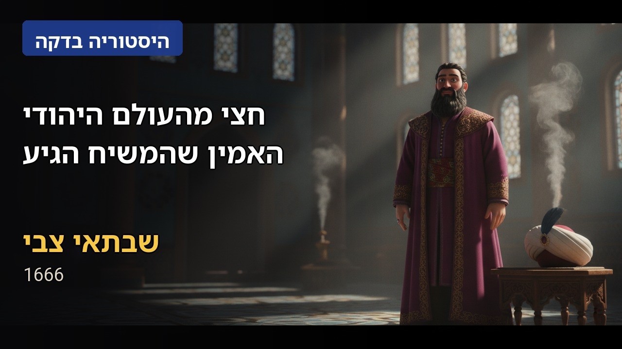 חצי מהעולם היהודי האמין שהמשיח הגיע — ואז הוא התאסלם| שבתאי צבי