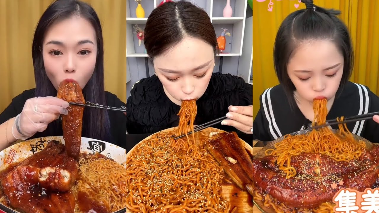 2x Spiceast Noodles Eating Challenge Korean Fire Noodles Eating Mukbang Asmr Eating Sounds 
