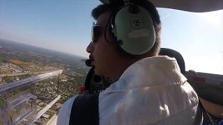 Diamond DA 20 slow flight power on and off stalls
