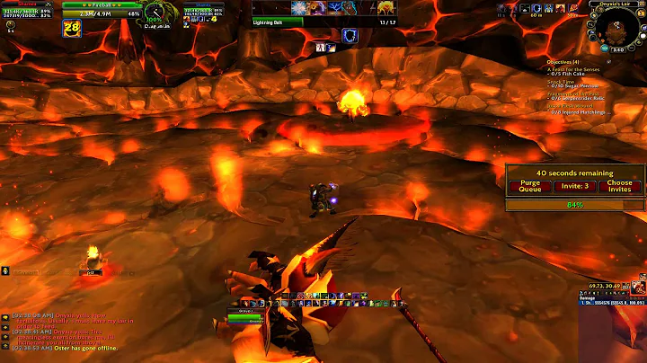 Onyxia's Lair 10 man solo Elemental Shaman