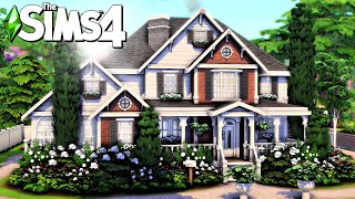 BASE GAME House For 8 Sims! || The Sims 4 Speed Build