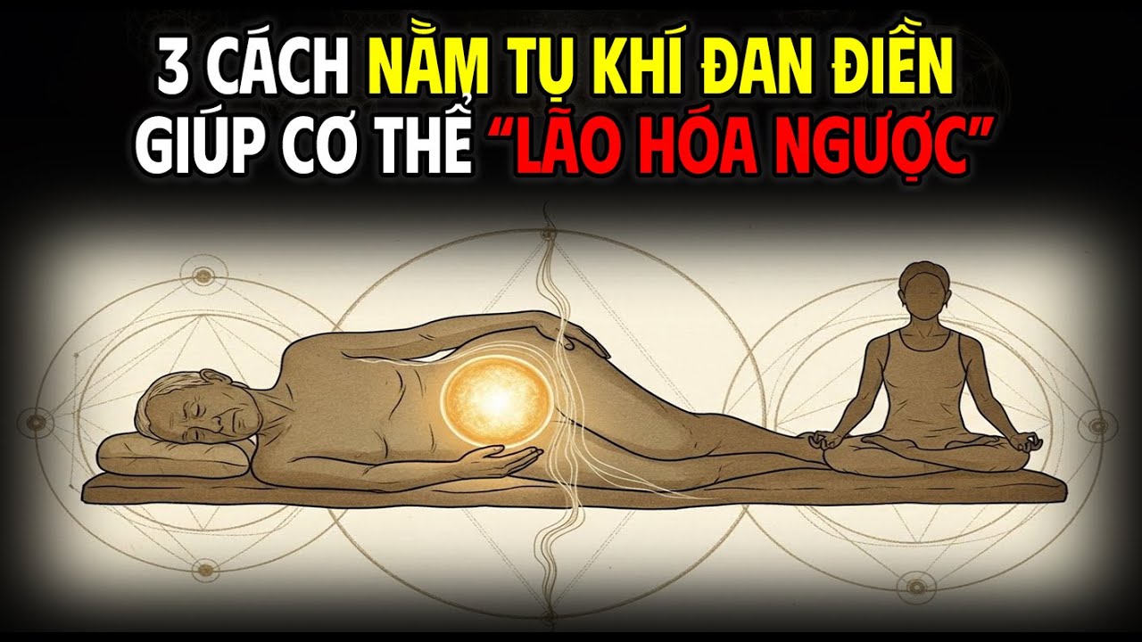 3 Cách Nằm Tụ Khí Đan Điền Trên Giường Giúp Cơ Thể “Lão Hóa Ngược” | Tuổi Già 100 năm