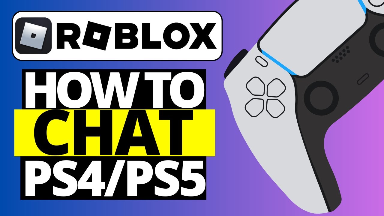 How To Type In Chat Roblox PS4 (2023 NEW UPDATE!) 