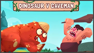 Dino Bash - Dinosaurs v Cavemen Tower Defense Wars (Gameplay Android)