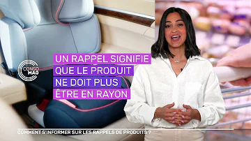 Où trouver la liste des produits rappelés ?