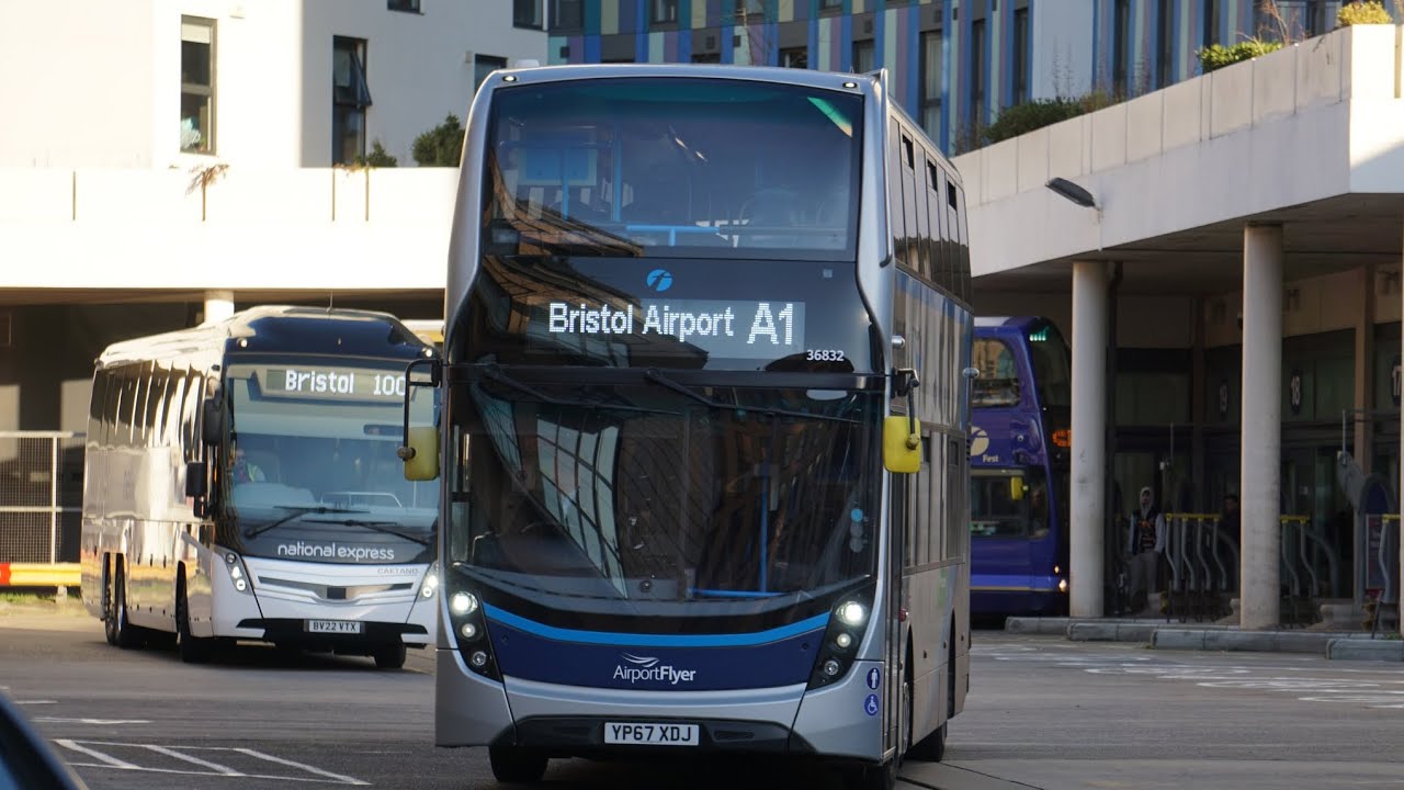A1 To Bristol Airport YP67 XDK 36833 Scania N250UD ADL Enviro400 a1-to-bristol-airport-yp67-xdk-36833-scania-n250ud-adl-enviro400
