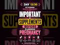 Day 13/30 of planning healthy pregnancy- supplements!! #preconceptioncare #tamilreels #supplements