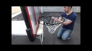リーディングエッジ バスケットゴール クリアLE-BS305R 組立動画 - YouTube