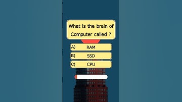 What is the brain of computer called? #quiz #trivia #generalknowledge