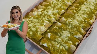 The EASIEST and Most Delicious ENCHILADAS VERDES, my lazy way of making them!!!