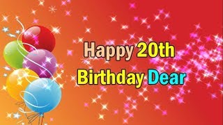 Selamat Ulang Tahun ke 20 || Ucapan Ulang Tahun ke 20