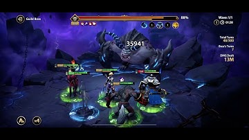 Mutu Exclusive 3 Bugged? Infinite Magicraid Clan Boss Test